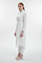 Shirt with Collar and Zipper, Ecru 0285 - 3