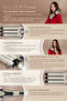 3X22 mm Ceramic Coated Wag & Water Wave Curling Iron – Professional Wave Styler - 2