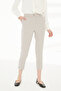 Narrow Leg Fabric Gray Trousers P-0024 - 3