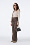 Belt Detailed Mink Trousers 0210 - 4