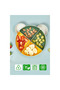 Yogi Food Plate Set with 4 Compartments and Spoons