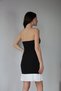 White Ruffle Detailed Strapless Neckline Mini Premium Dress - 5