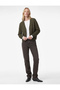 Long Sleeve Pocketed Lightweight Mock Neck Button Knitwear Cardigan - 2