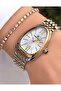 Original Gold Silver Waterproof Steel Cord Women's Watch with Bracelet Gift