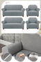 Uy Style Lycra Sofa, Couch, Sofa Bed Cover Elastic, Pitikare Pattern 3+3+1+1 Set