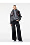 Pocketed Buttoned Long Sleeve Short Melton Jacket