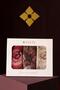 Women's Mellas Soft Shawl Package (Burgundy-Milky Coffee-Brown) - 2