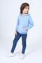 Boy's Hooded Zippered Pocket Low Shoulder Printed Knitted Cardigan - 3 Yarns Without Embellishments - 2