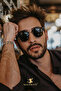 Clup Master Unisex Gold Black Ultra Light Uv400 Sunglasses - 3