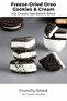Freeze Dried Oreo Cookie Bites Ice Cream - 150g - Crunchy Snack - 2
