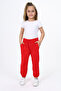 Girl's Printed Basic Jogger Sweatpants with Elastic Waistband and Pockets, 2 Yarns