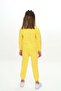 Girl's 2-Piece Set Printed Hooded Sweatshirt with Pockets & Elastic Waist Jogger Sweatpants - 4