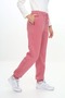 Girl's Embroidery Printed Waistband Ribbed Cuffs with Pockets Basic Jogger Sweatpants 3 Yarns Ribbed - 5