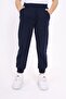 Girl's Printed Basic Jogger Sweatpants with Ribbed Waistband and Pockets, 2 Yarns - 2