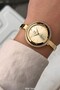 F24096L Metal Band Women's Wristwatch