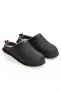 Faylon Furry Insole Men's Women's Closed Front Plastic Slippers