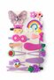 Girl & Baby Lilac Hair Clips/Snap Buckle Set 14 Pieces – Mixed Hair Accessories