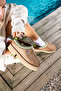 Valentine Suede Fur-Lined Colorful Sole Tazz Slippers - 2