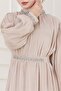 فستان سهرة سيماي مطرز بالحجر - بيج - 4