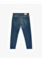 Regular Fit Normal Waist Cotton Tapered Jean Trousers - Joe Jean - 5