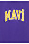 Logo Printed Purple T-Shirt Regular Fit 6610030 -70692 - 4