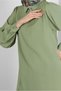 SHIRT COLLAR STONE DETAILED PANT SUIT 43587 - 4