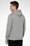 Men Brand Logo Long Sleeve Hoodies, Grey - 5