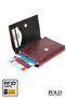 Original Unisex Automatic Mechanism Boxed RFID-Protected Anti-Theft Card Holder Wallet - 5