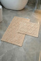 Kapadokya Soft, Super Absorbent 2-Piece 100% Cotton Ultra Luxury Bath Mat Set - 8