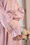 Women's Zip-Up One-Piece Leaf Embroidered Prayer Dress - 2