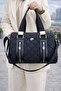 Women's 4-Compartment Adjustable Long Strap Hand and Shoulder Bag - 5