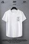 Touch Me Printed Oval Cut T-Shirt Set of 2 - 3