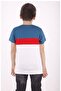 Boy's Printed Crew Neck Short Sleeve T-Shirt - Color Block - 3