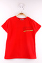 Boy's Printed Crew Neck Short Sleeve T-Shirt