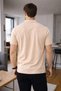 Men's Short Sleeve Polo Neck Buttoned Shirt Slim Fit Casual Knitwear Top - 3