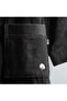 Pure Cotton Men's Bathrobe 100% Organic Cotton Embroidered Anthracite - 4