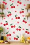 Cherry Pattern Themed Wall Sticker