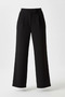 Women's Black Palazzo Pants with Velcro Waist - 5
