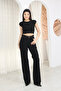 Women's High-Waist Jean Denim Palazzo Pants