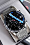 Men's Wristwatch 3 ATM Waterproof Silver Color Steel Strap Special Box and Hms2773c1 - 3