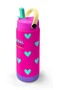 Neon Pink Water Green Heart Folding Steel Thermos with Spout 650 ml 38376 - 2