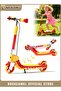 2-Wheel Kick Scooter with Dual Braking System, Foldable Lightweight Scooter with Music