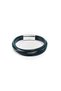 Petrol Green Genuine Leather Men's Bracelet – Thin Multi-Layered, Magnetic Clasp-140 - 2