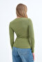 Crew Neck Basic Blouse B1496-Dk2 - 6
