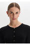 Black Slim Fit Knitwear Cardigan - 3
