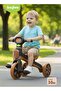 Baby Tricycle for Kids Balance bike with Dual mode trikes with music 3- Eva wheel (Brown) - 2