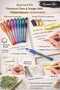 10 Colors Ballpoint Pen + 6 Pastel Highlighters |   Akmaz Dağılmaz |   Agenda, 16-Piece Set for Lectures & Office - 4