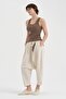 Women's Accessory Detailed Design Trousers with Elastic Waist Shalwar - 5
