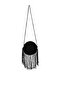 Women Dream Catcher Handmade Crochet Boho Round Bag in Black