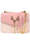 Women Pink Glitter Envelope Sling Bag - 3